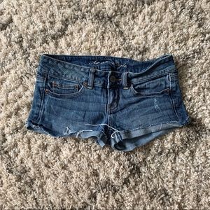 American Eagle Cuffed Jean Shorts